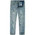 thumbnail image 1 of Argonaut Nations Kids Ripped Pants (Medium Blue), 1 of 2