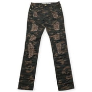 Argonaut Nations Men Rip Denim Pants - Reg Fit - Woodland
