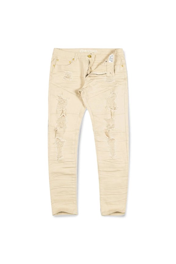 Men Ripped Jeans (Bone)