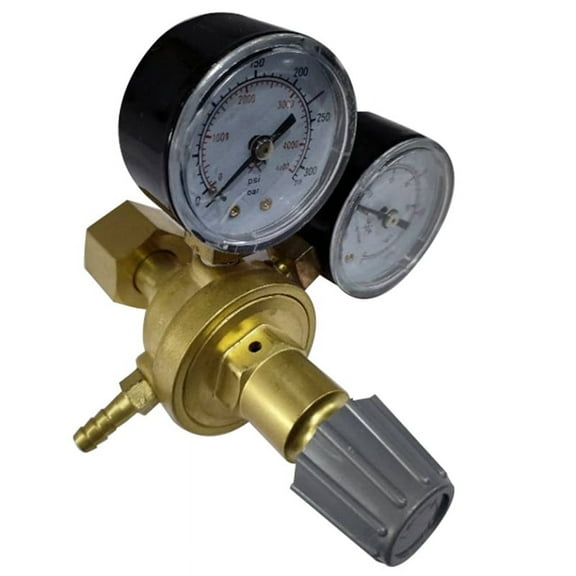 Argons CO2 Gauges Pressure Reducer Mig Meter Control Valve Dual Gauge Welding Regulator