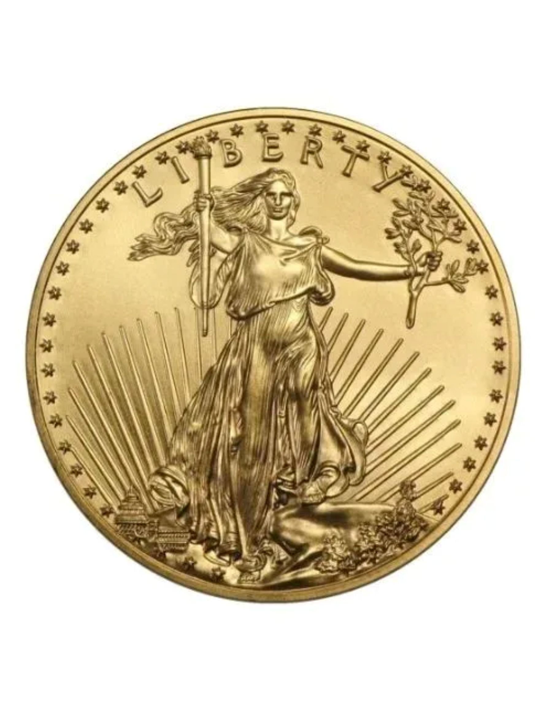 1/2 oz American Gold Eagle Coin BU - Random Year