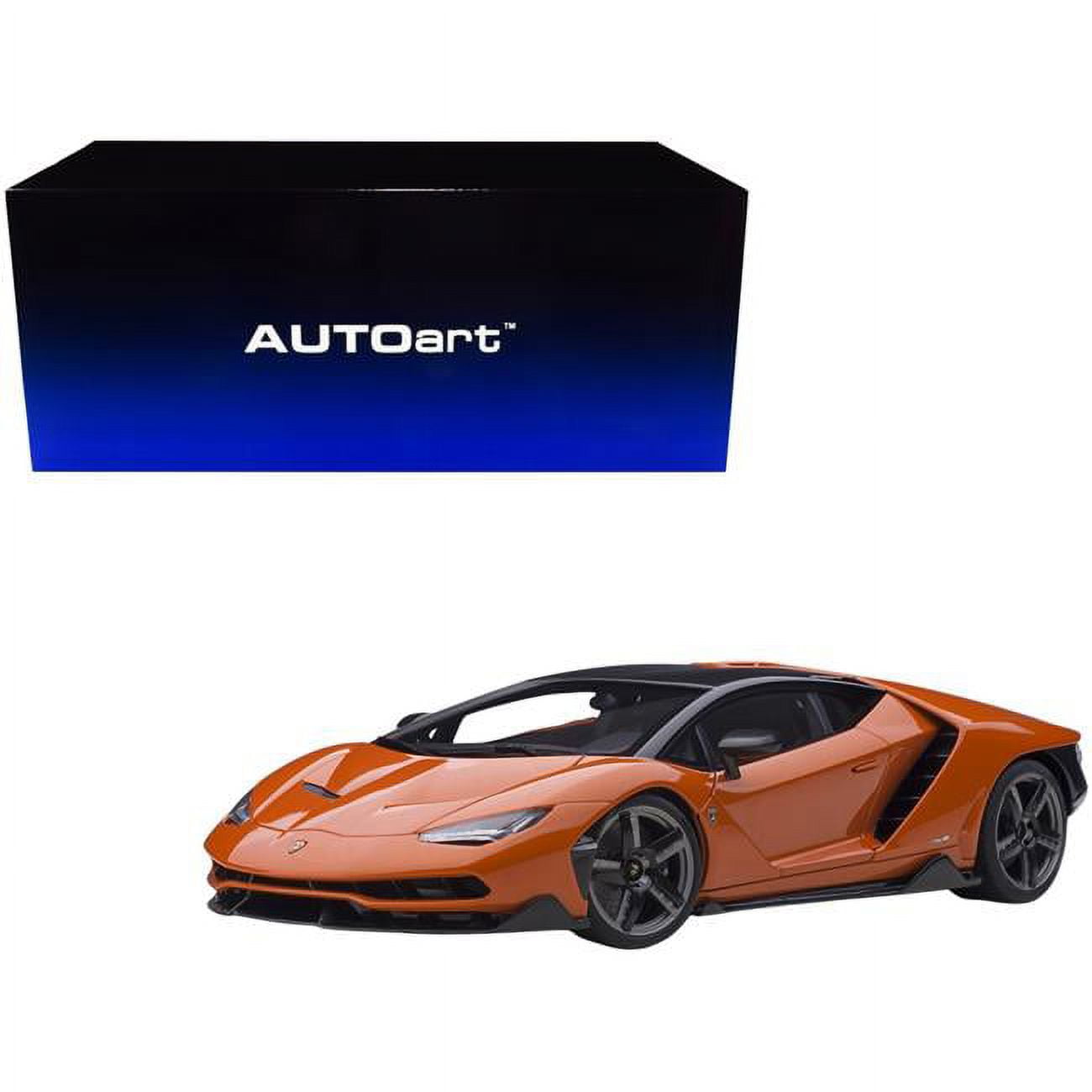 Argos Pearl Orange with Carbon Top 1 by 18 Scale Model Car for Lamborghini Centenario Arancio