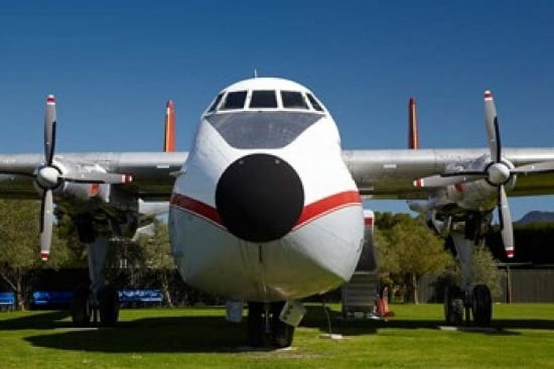 Argosy cargo airplane Marlborough New Zealand Canvas Art - David Wall DanitaDelimont (36 x 24)