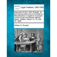 thumbnail image 1 of Argument of Hon. W.E. Russell: At the Hearing Before the Committee on Manufactures in Regard to Municipal Control of Gas and Electric Lighting Plants: Boston, March 13, 14, and 15, 1895. (Paperback), 1 of 1