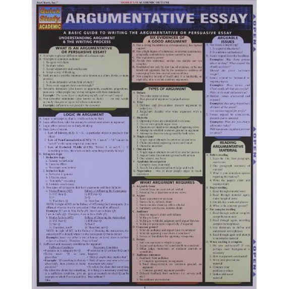 Pre-Owned Argumentative Essay (Quick Study), 9781572228405, 1572228407, Paperback, New, Revised, Updated edition
