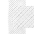 thumbnail image 1 of Argyle 4ft. x 8ft. Gloss White Paintable Glue-Up PVC Wall Panels (96 Sq.ft / Pack) - 3 Pieces, 1 of 6