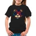 thumbnail image 1 of Argyle Bear Vibes - Classic Plaid Emoji Design Youth's T-shirt, 1 of 4