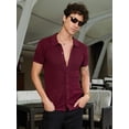 thumbnail image 1 of Argyle-Knit Slim-Fit Shirt, 1 of 7