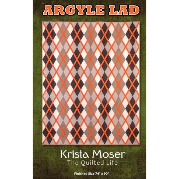 Argyle Lad Quilt Pattern by Krista Moser