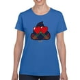 thumbnail image 1 of Argyle Love Emoji - Playful Hearts Graphic Women's T-shirt, 1 of 4