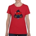 thumbnail image 1 of Argyle Love Emoji - Playful Hearts Graphic Women's T-shirt, 1 of 4