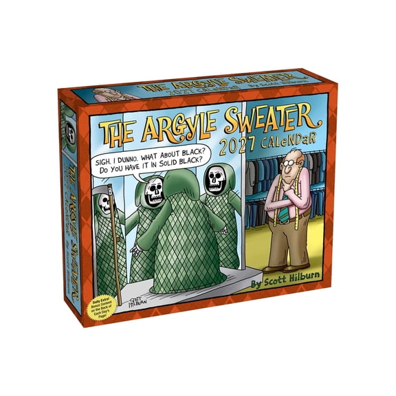 The Argyle Sweater 2027 Day-To-Day Calendar, (Paperback)