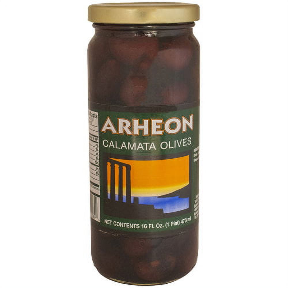 Arheon Calamata Olives, 16 fl oz