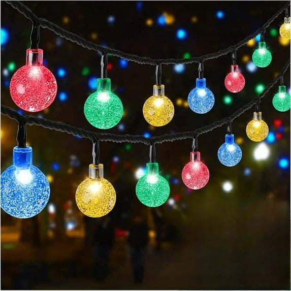 Arhsimvijar 14 LED 10 Feet Crystal Ball Lights for Diwali Decoration