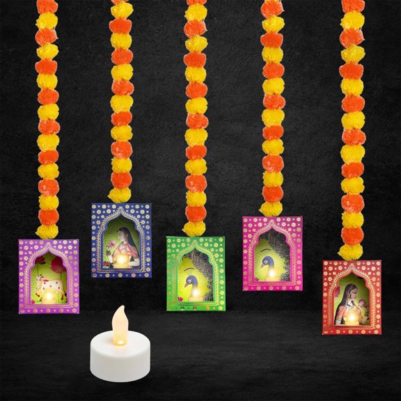 Arhsimvijar Marigold Artificial Flowers For Diwali Decoration