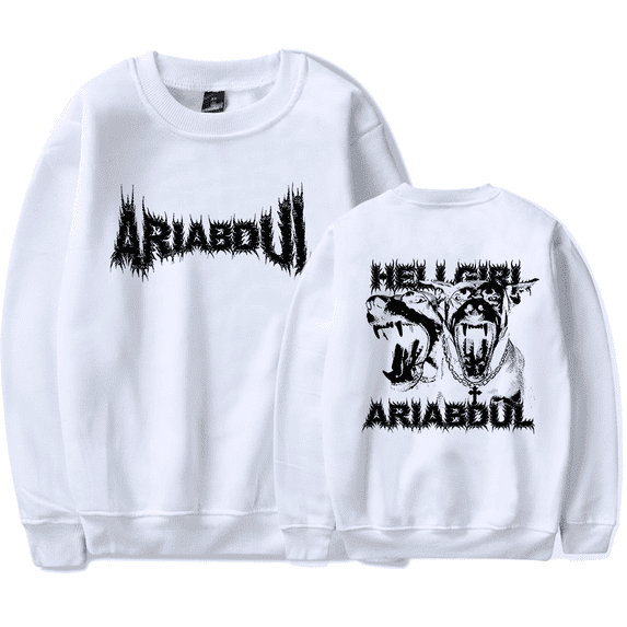 Ari Abdul Doberman Crewneck Merch Sweatshirt - Unisex Cotton Long Sleeve Pullover, Casual Streetwear Hoodie for Men Women,S,2