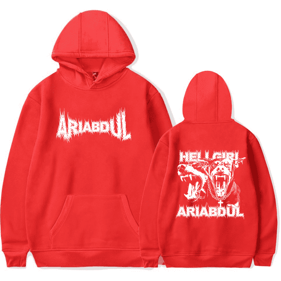 Ari Abdul Merch Doberman Hoodies Printed Hooded Unisex Long Sleeve Sweatshirt Pullover Top