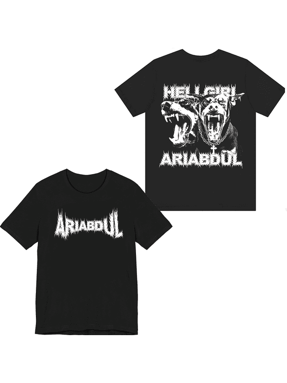 Ari Abdul Merch Doberman Logo T-Shirt Women/Men Fashion Summer Cosplay Tshirt Shortsleeve New Tee