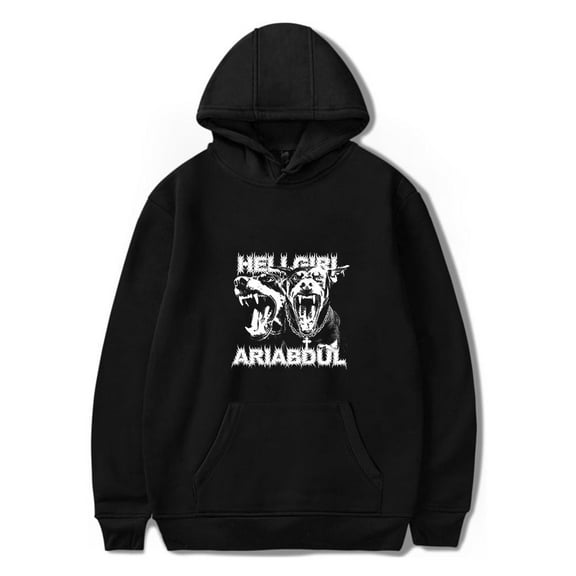 Ari Abdul Merch Doberman Single Sided Hoodies Hooded Men Women Long Sleeve Sweatshirt Streetwear Pullover Top