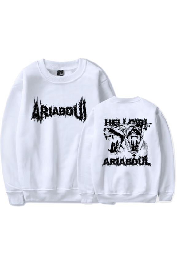 Ari Abdul Merch Doberman Sweatshirt Printed Crewneck Unisex Long Sleeve Hoodie Pullover Top