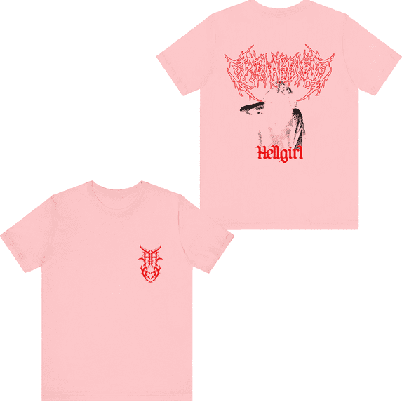 Ari Abdul Merch HellGirl T-shirt Printed Shirt Men Women Tee Fashion Short Sleeve Crewneck Top