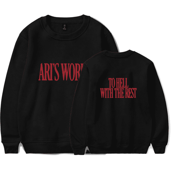 Ari Abdul Merch The Hell With The Rest Sweatshirt Crewneck Men Women Long Sleeve Hoodie Streetwear Pullover Top