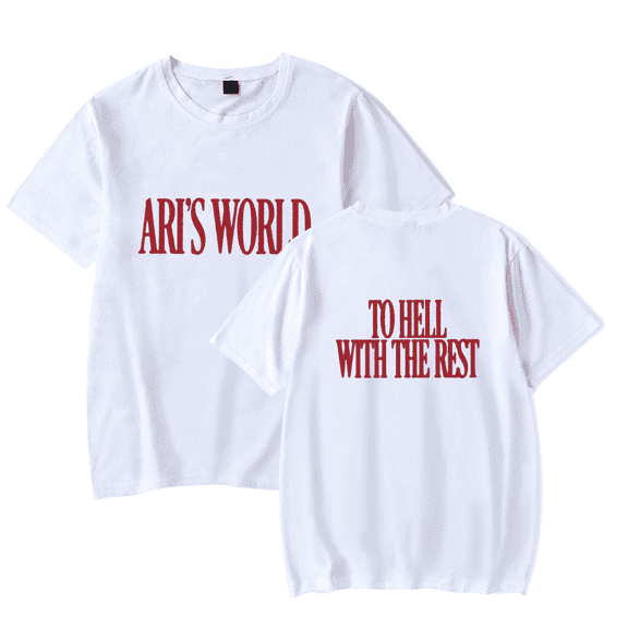 Ari Abdul Merch The Hell With The Rest T-shirt t shirt Men Women Short Sleeve Tee Summer Crewneck Streetwear Top