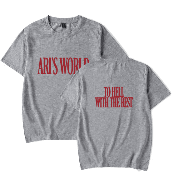 Ari Abdul Merch The Hell With The Rest T-shirt t shirt Men Women Short Sleeve Tee Summer Crewneck Streetwear Top
