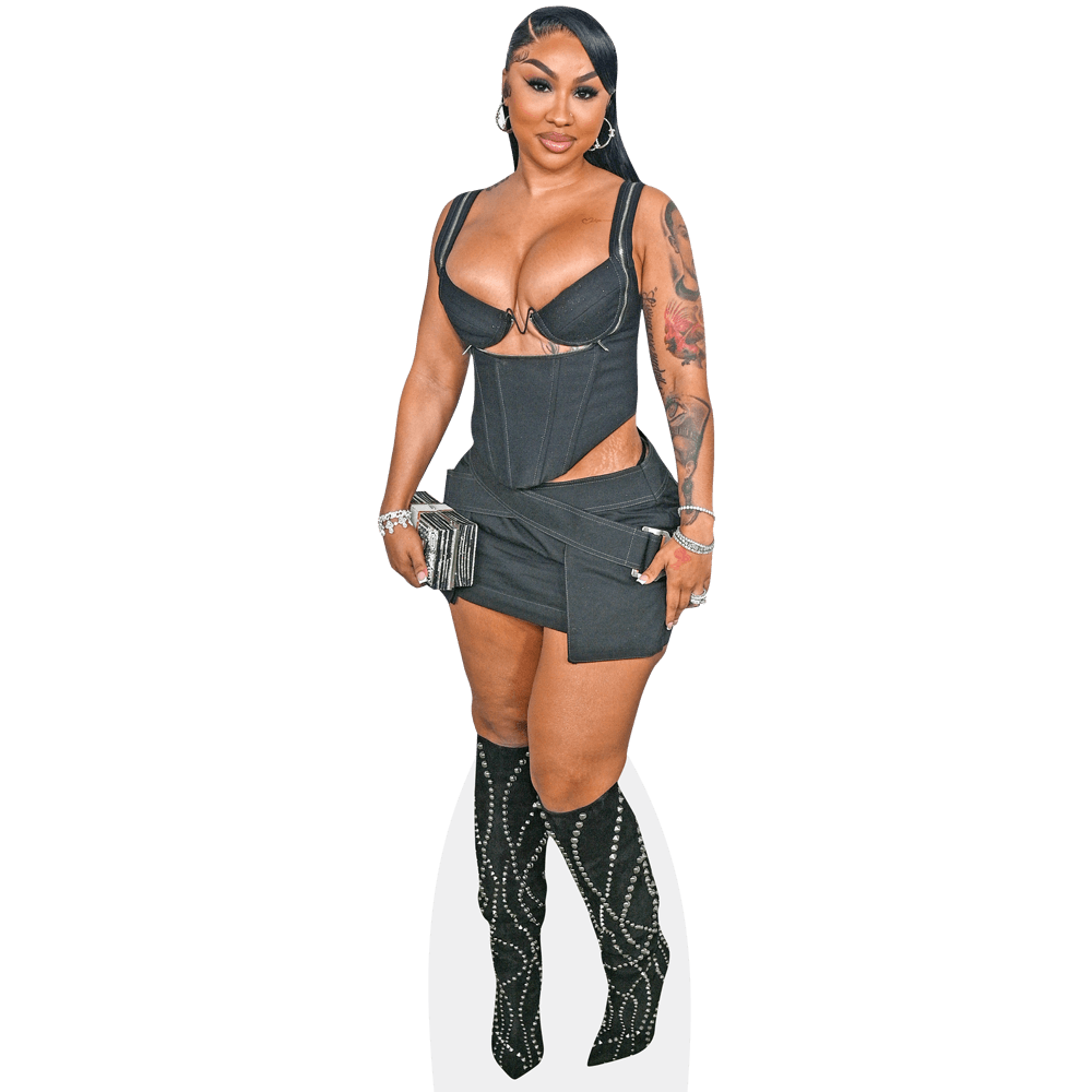 Ari Fletcher (Black Dress) Lifesize Cardboard Cutout Standee