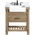 thumbnail image 1 of Ari Kitchen & Bath Marina 30" Wooden Farmhouse Bathroom Vanity in Weathered Fir, 1 of 8