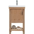 thumbnail image 1 of Ari Kitchen & Bath Marina Farmhouse 20" Solid Wood Bathroom Vanity in Driftwood, 1 of 5