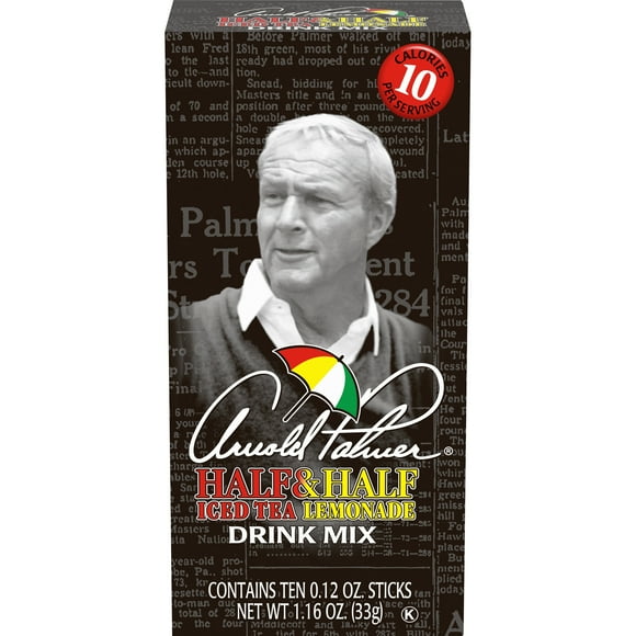 AriZona Arnold Palmer Half & Half Iced Tea Lemonade Naturally Flavored Powdered Drink Mix, 10 ct On-The-Go Packets