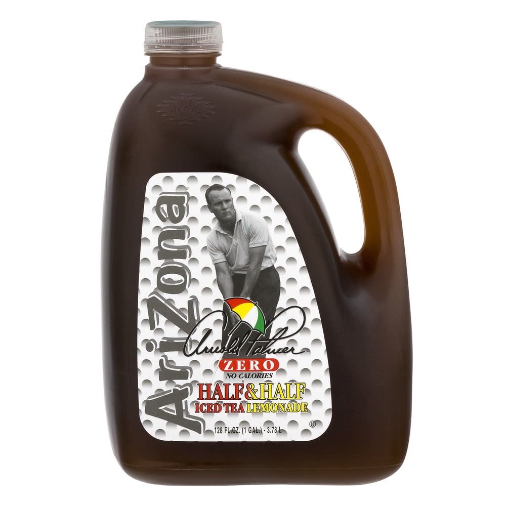 AriZona Arnold Palmer Zero Half & Half Iced Tea Lemonade, 128.0 FL OZ
