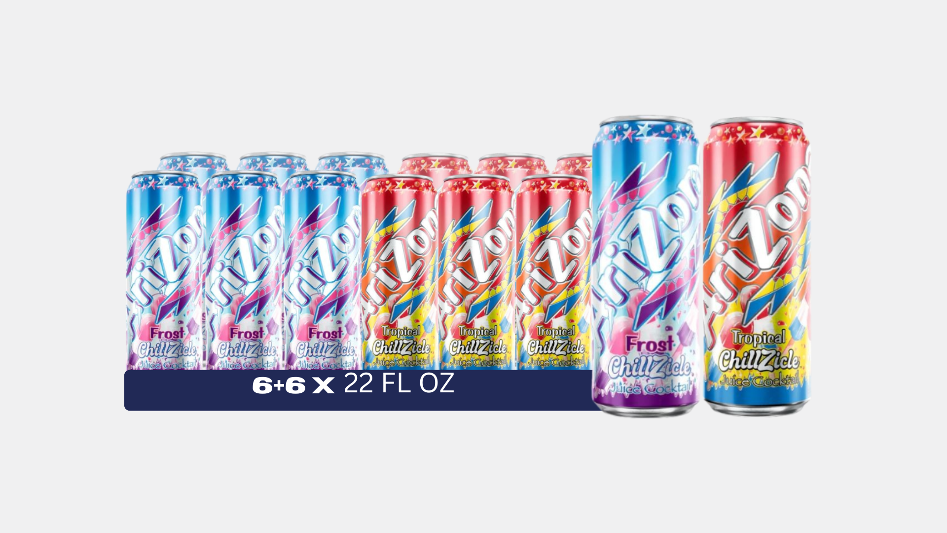 AriZona ChillZicle Frost & Tropical Juice Cocktail Variety Pack