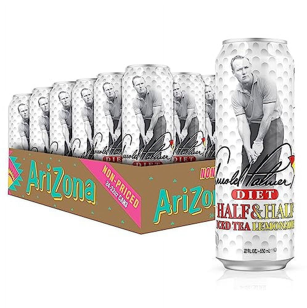 AriZona Diet Arnold Palmer Half and Half Big Can, 22 Fl Oz (Pack of 24)