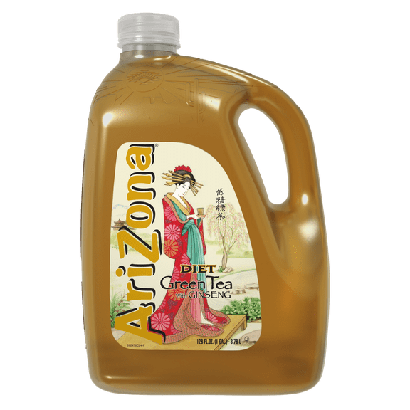 AriZona Diet Green Tea with Ginseng - 128 fl oz Gallon