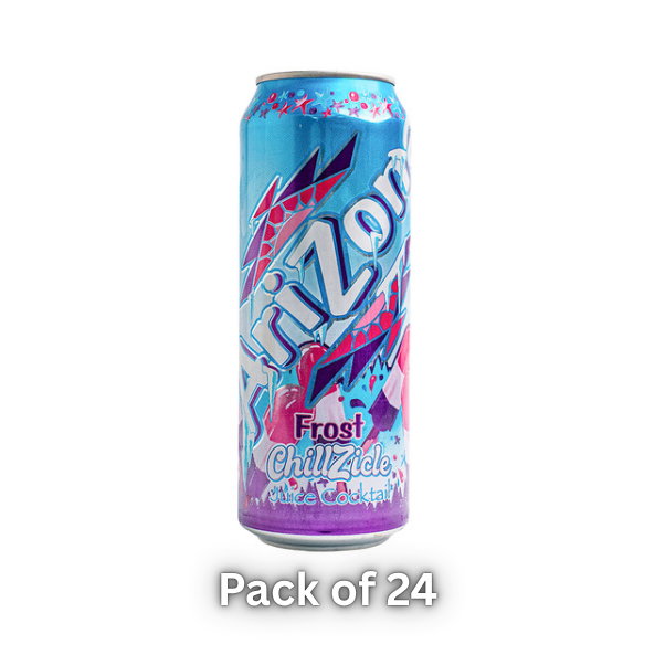 AriZona Frost Chillzicle Juice Cocktail, 23 fl oz Cans, 24 Pack