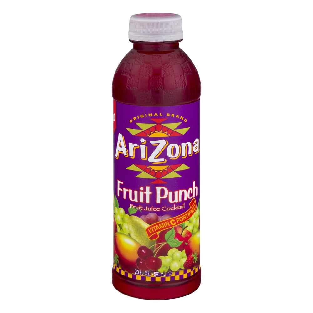 (6 pack) AriZona Fruit Punch, 20 Fl. Oz. - Walmart.com