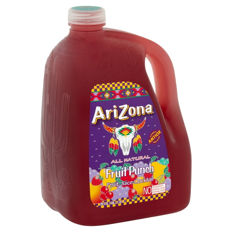 AriZona Fruit Punch Juice Cocktail 128 Fl. Oz
