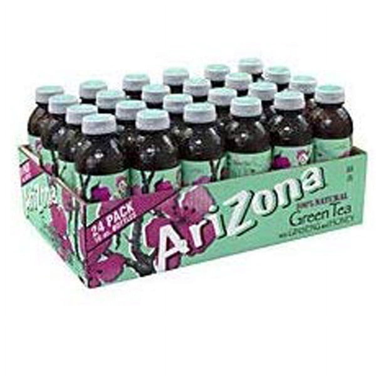 AriZona Green Tea with Ginseng and Honey, 16 Oz, Pack of 24