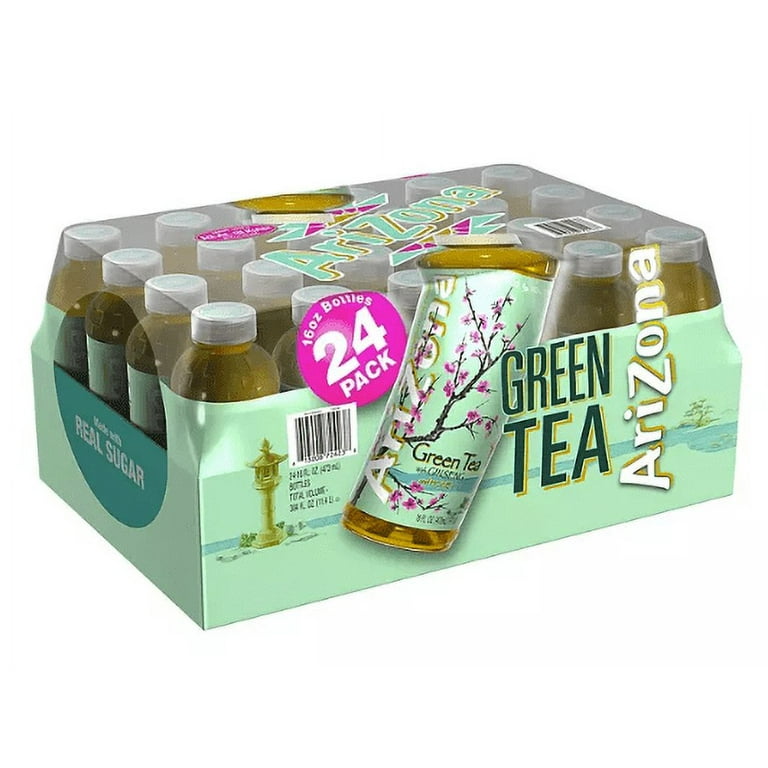 Arizona Green Tea with Ginseng and Honey, 24 Bottle Pack, 16 oz