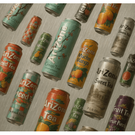 AriZona Iced Tea Variety Pack, 23 fl oz Cans (12-Pack) – Random Assorted Flavors, Big Can Refreshment