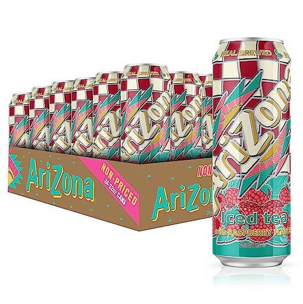AriZona Raspberry Tea Big Can, 22 Fl Oz (Pack of 24)