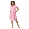 thumbnail image 1 of Aria 100% Cotton Short Sleeve Scoop Neck Nightgown with Pockets, Women’s sizes S-5X, 1 of 6