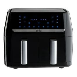 CG INTERNATIONAL TRADING 2.2 Quart Compact Air Fryer, Non-Stick, Dishwasher  Safe Basket, 1150W, Black