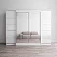thumbnail image 1 of Aria 2D-EXEX Wardrobe with 2 Mirrors, 1 of 6