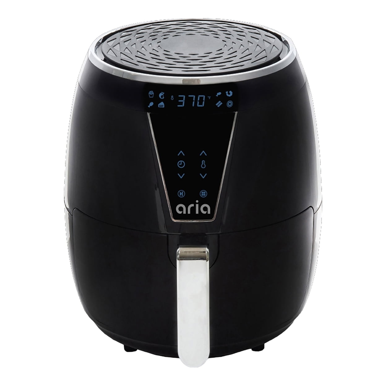 Aria Air Fryers 10Qt Air Fryer Oven with Dehydration, Presets, Accessories,  and Cookbook - White 