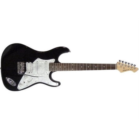 Aria 714 Standard Electric Guitar - Black