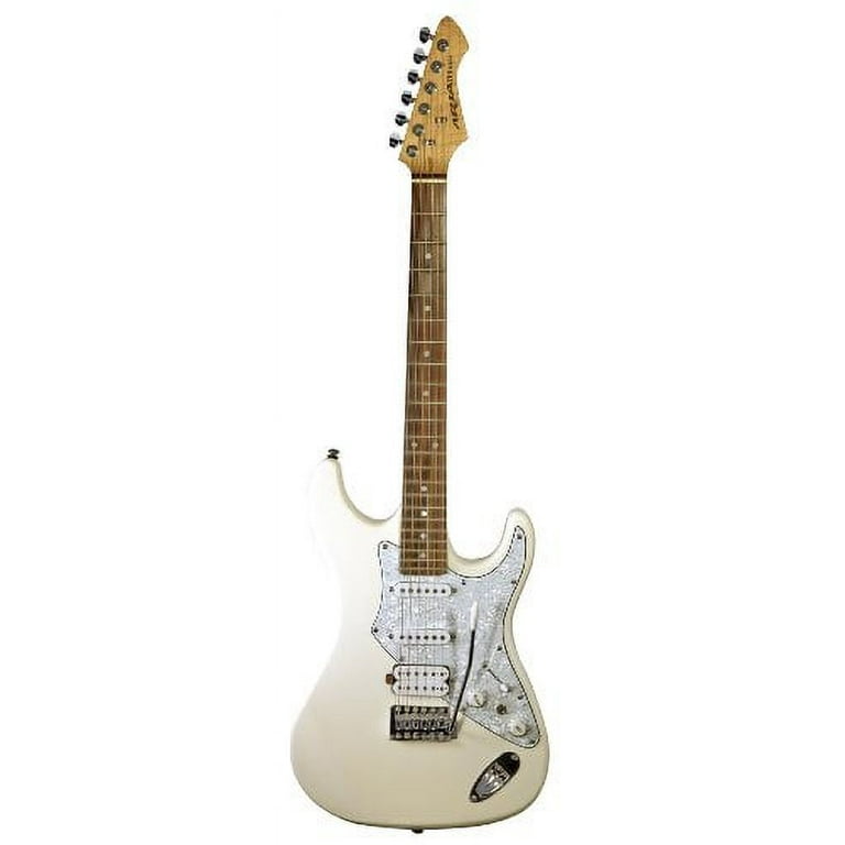 Aria 714 Standard Electric Guitar - Vintage White - Walmart.com