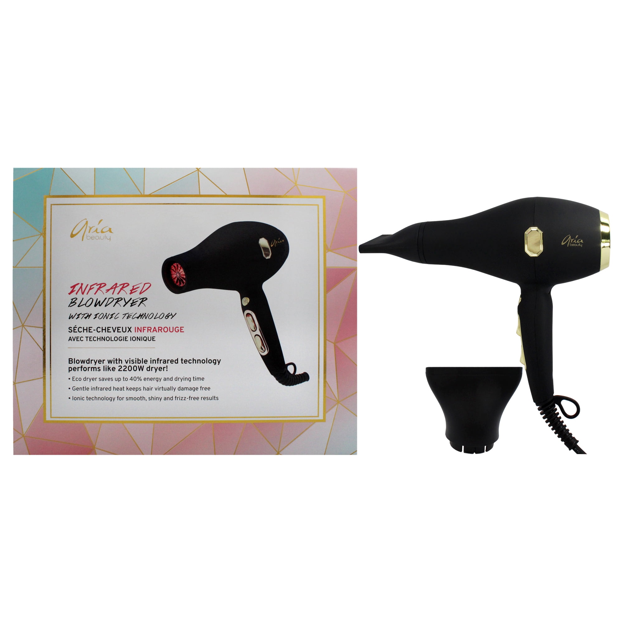 Aria Beauty Infrared Blow Dryer with Ionic Technology Aria Beauty Infrared Blow Dryer with Ionic Technology